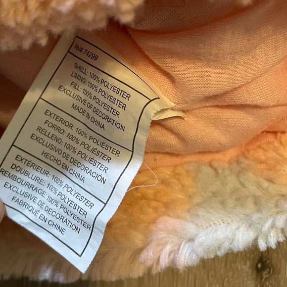 Steve Madden Toddler‎ Girls' Faux Shearling Star Hoodie Jacket Cozy Pink Blue 4T - Picture 4 of 6